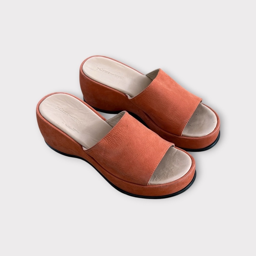 Paloma Wool Terracotta Blockbuster Suede Mules 41